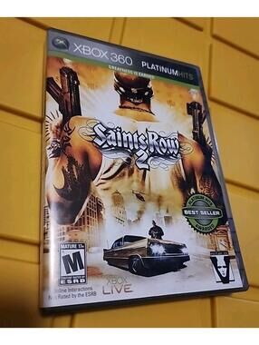 Saints Row 2 (Xbox 360, Platinum Hits) Cib Tested